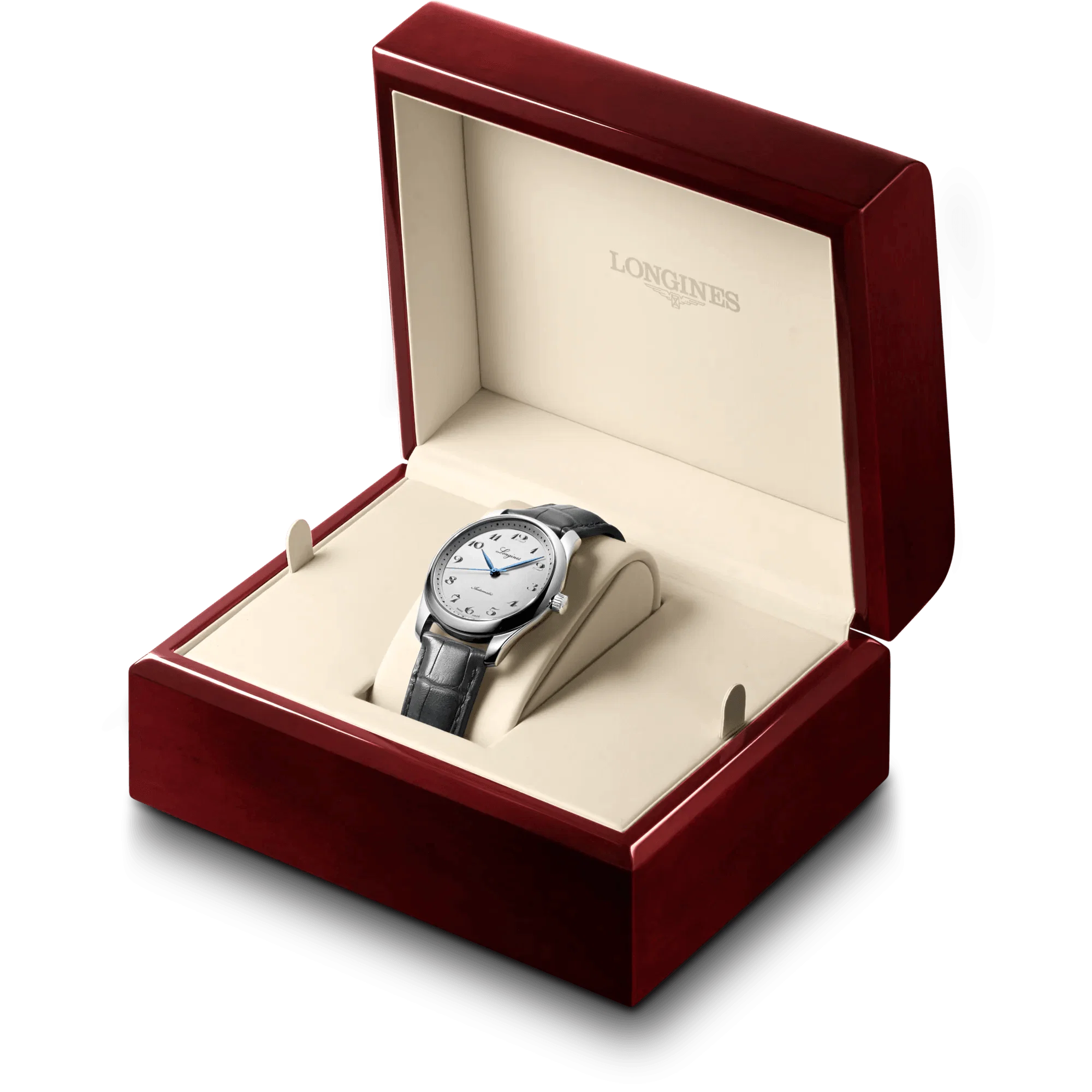 Longines orologio Master Collection 190th Anniversary 40mm argento automatico acciaio L2.793.4.73.2