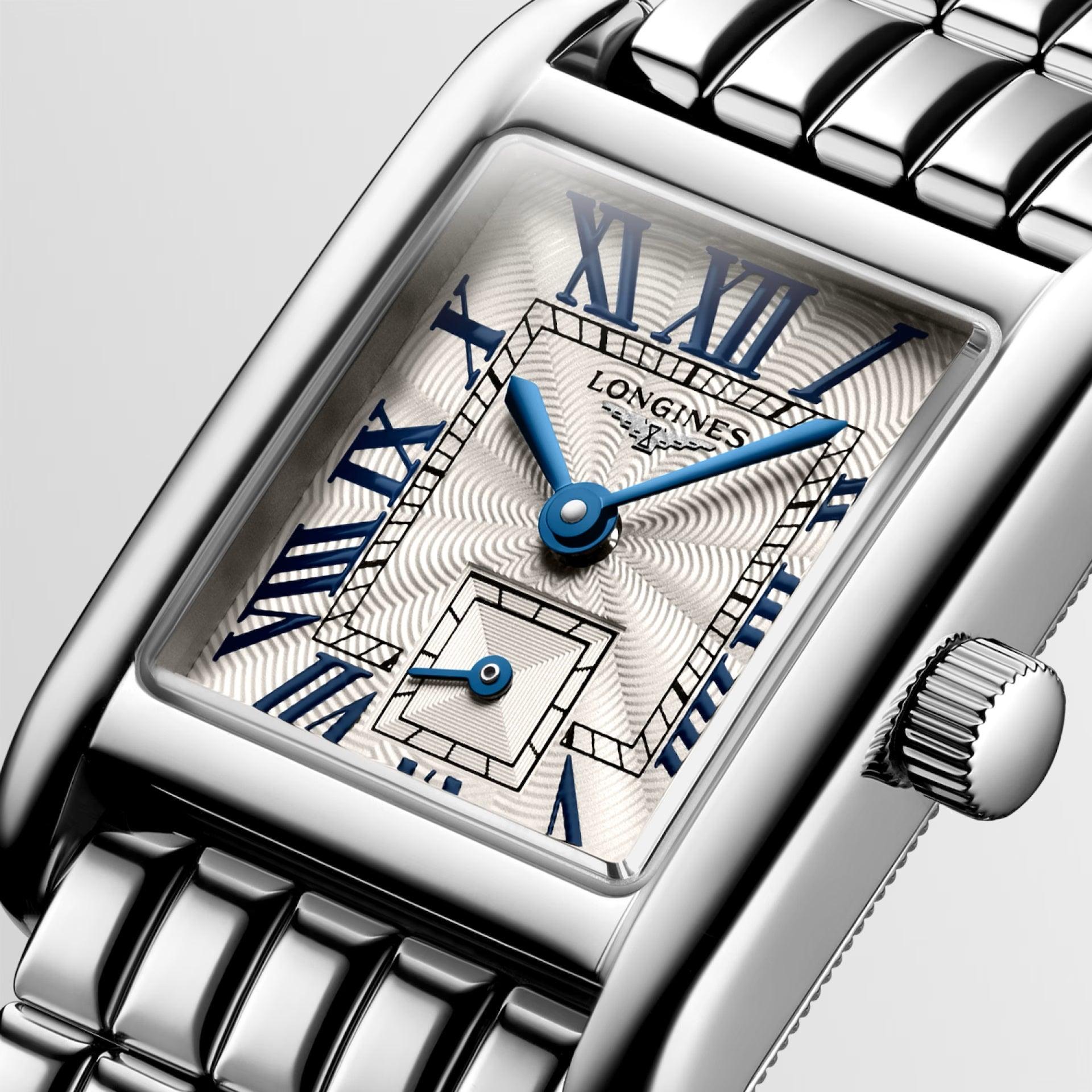 Longines orologio Mini Dolcevita 21.5x29mm argento quarzo acciaio L5.200.4.71.6