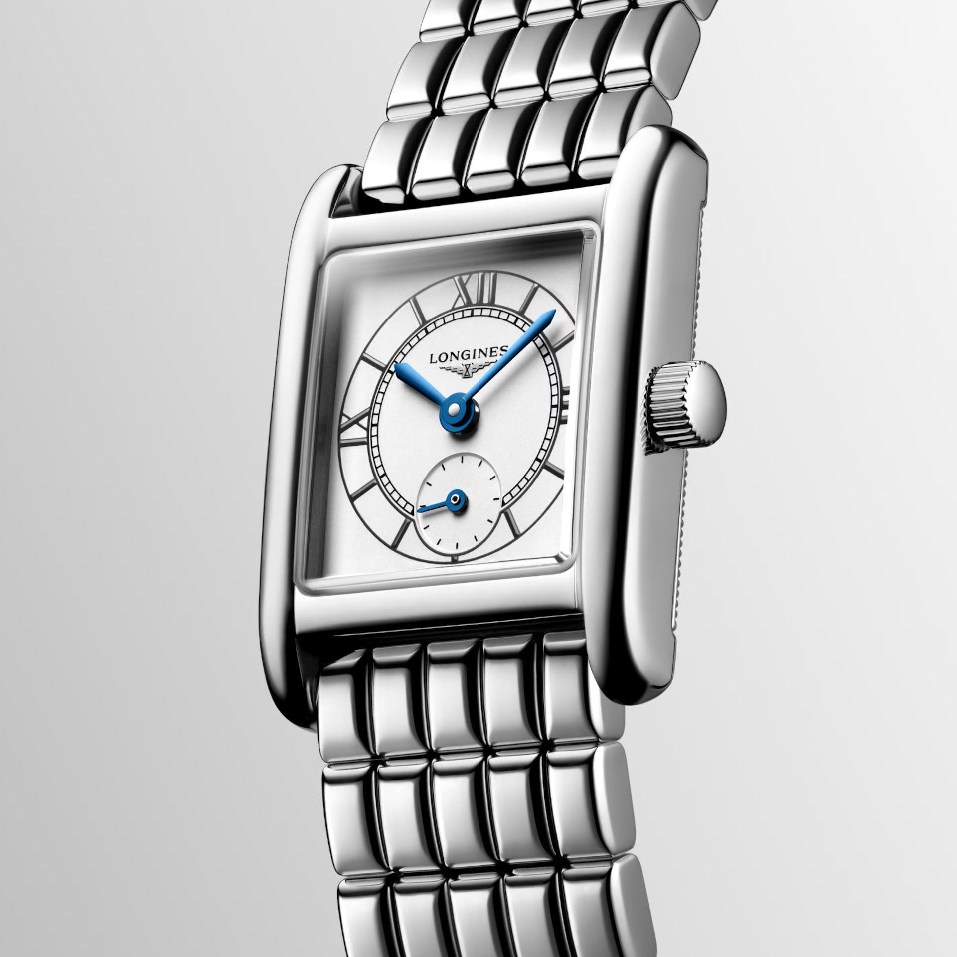 Longines orologio Mini Dolcevita 21.5x29mm argento quarzo acciaio L5.200.4.75.6
