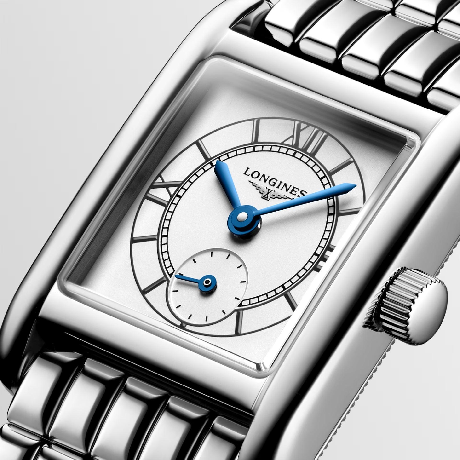 Longines orologio Mini Dolcevita 21.5x29mm argento quarzo acciaio L5.200.4.75.6
