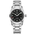 Longines orologio Spirit 42mm nero automatico acciaio L3.811.4.53.6