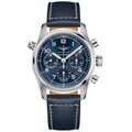 Longines orologio Spirit cronografo 42mm blu automatico acciaio L3.820.4.93.0