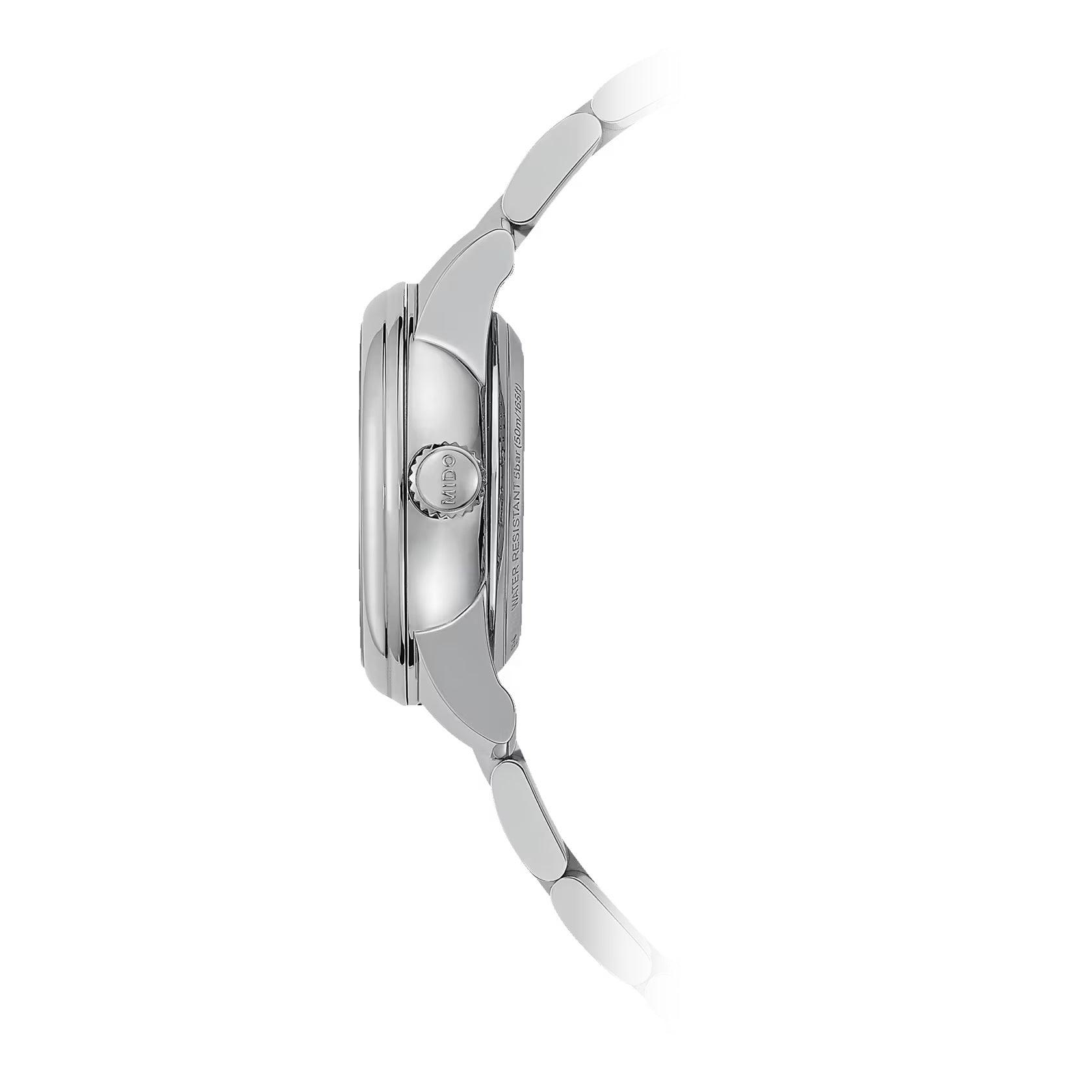 Mido orologio Baroncelli Lady Twenty Five 25mm rosa automatico acciaio M039.007.11.336.00