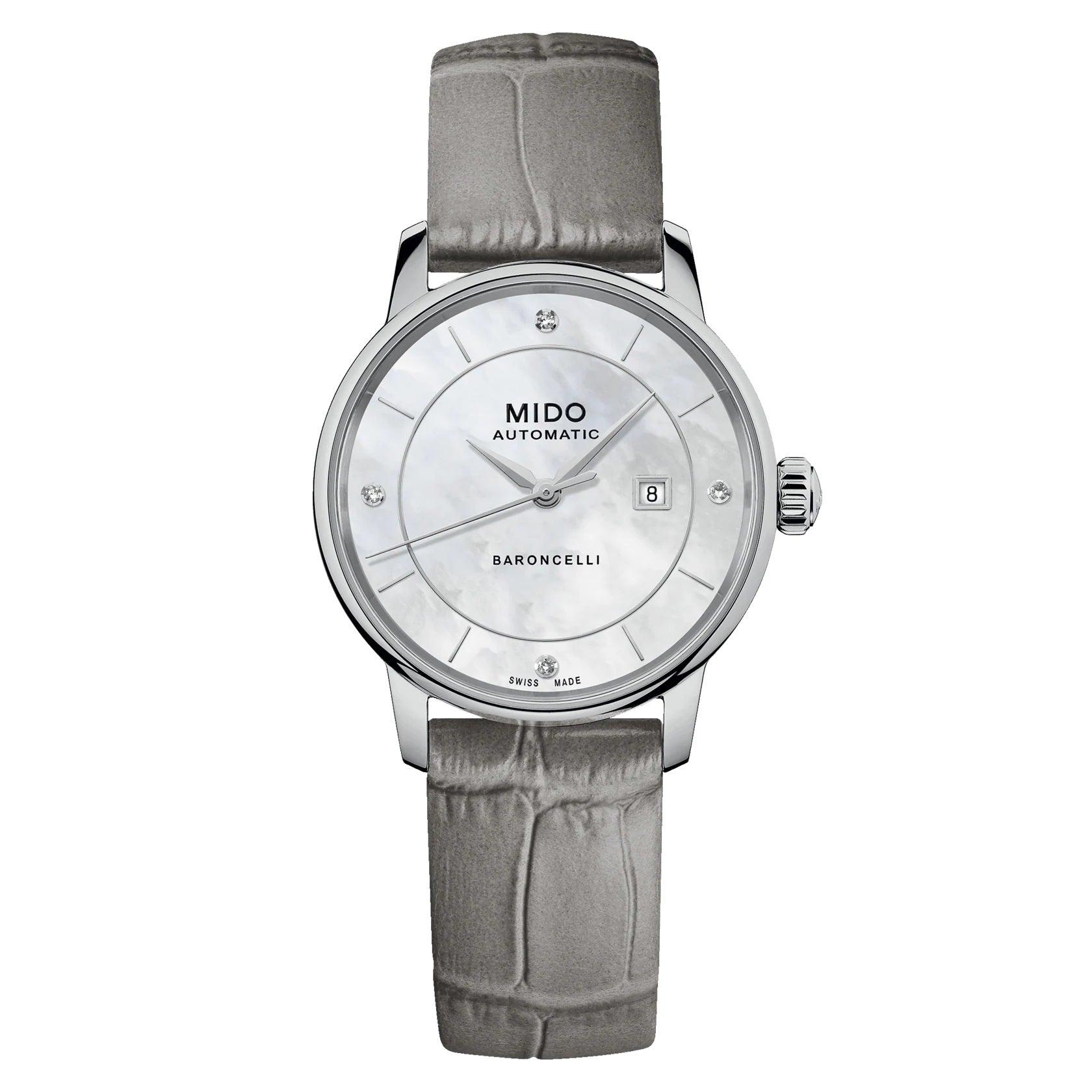 Mido orologio Baroncelli Signature Lady Colors Box Special Edition 30mm madreperla automatico acciaio M037.207.16.106.00