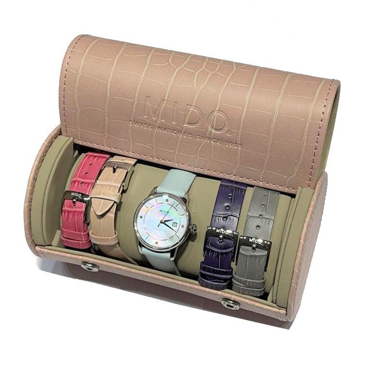 Mido orologio Baroncelli Signature Lady Colors Box Special Edition 30mm madreperla automatico acciaio M037.207.16.106.00