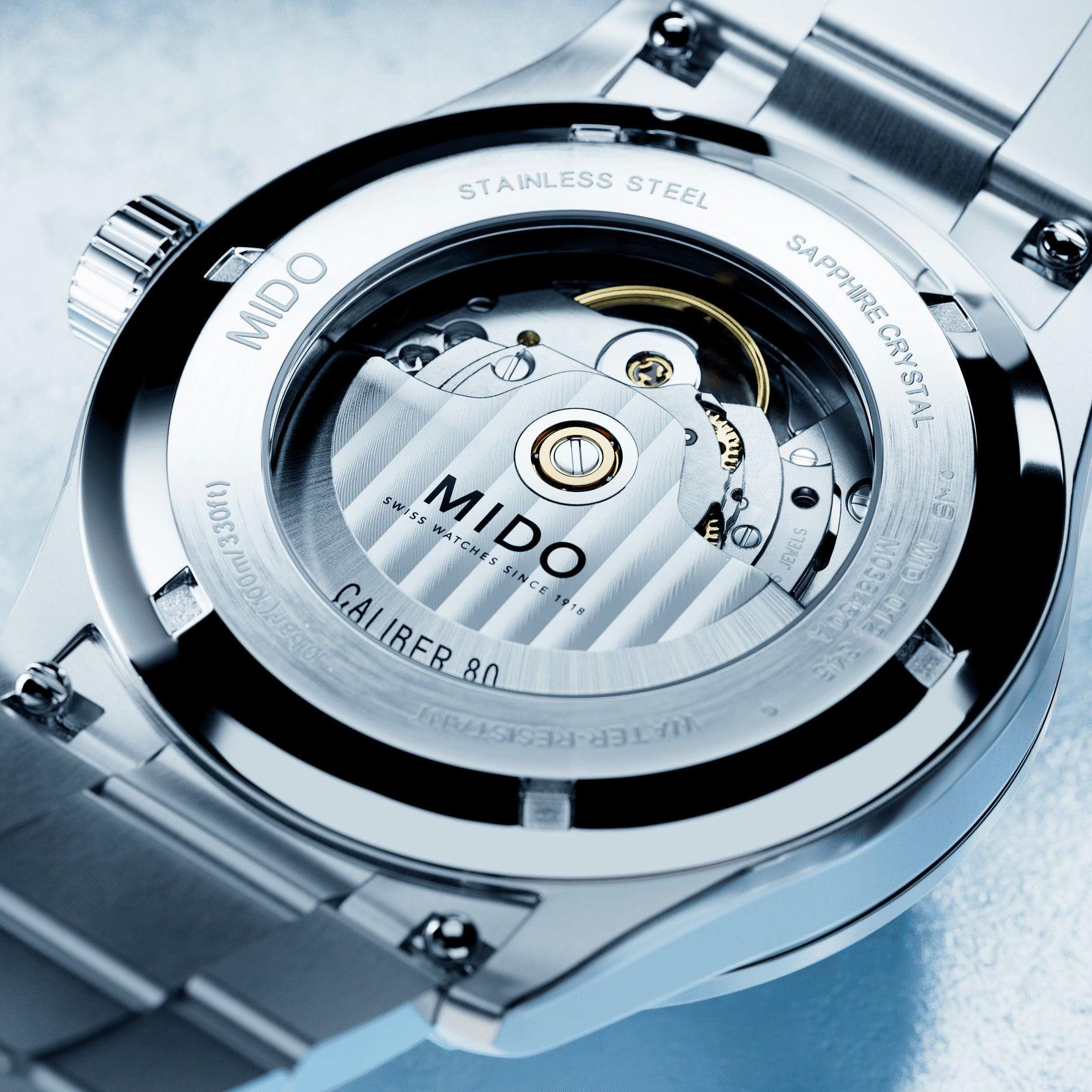 Mido orologio Multifort M Freeze 42mm turchese automatico acciaio M038.430.11.041.00