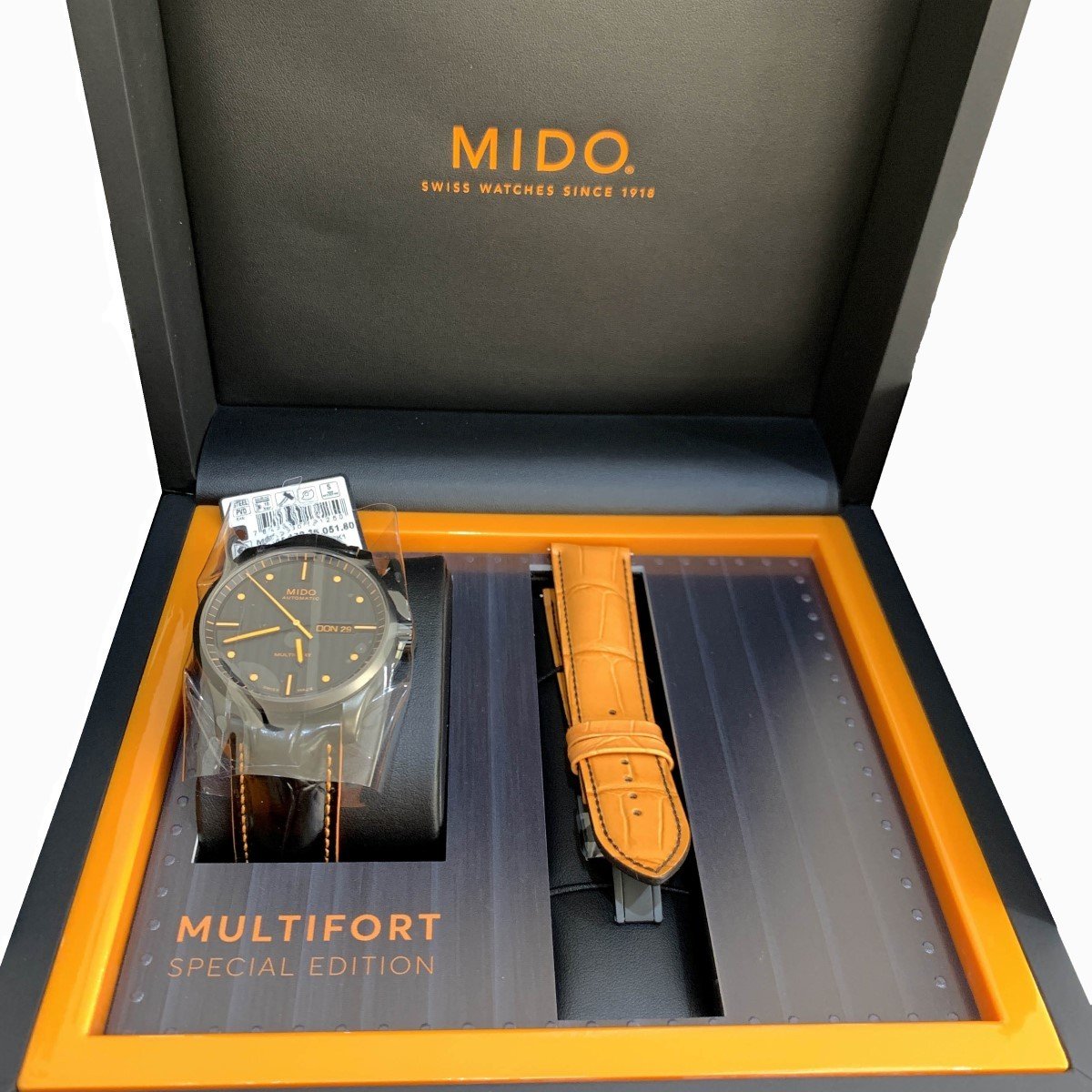 Mido orologio Multifort special edition acciaio nero M005.430.36.051.80