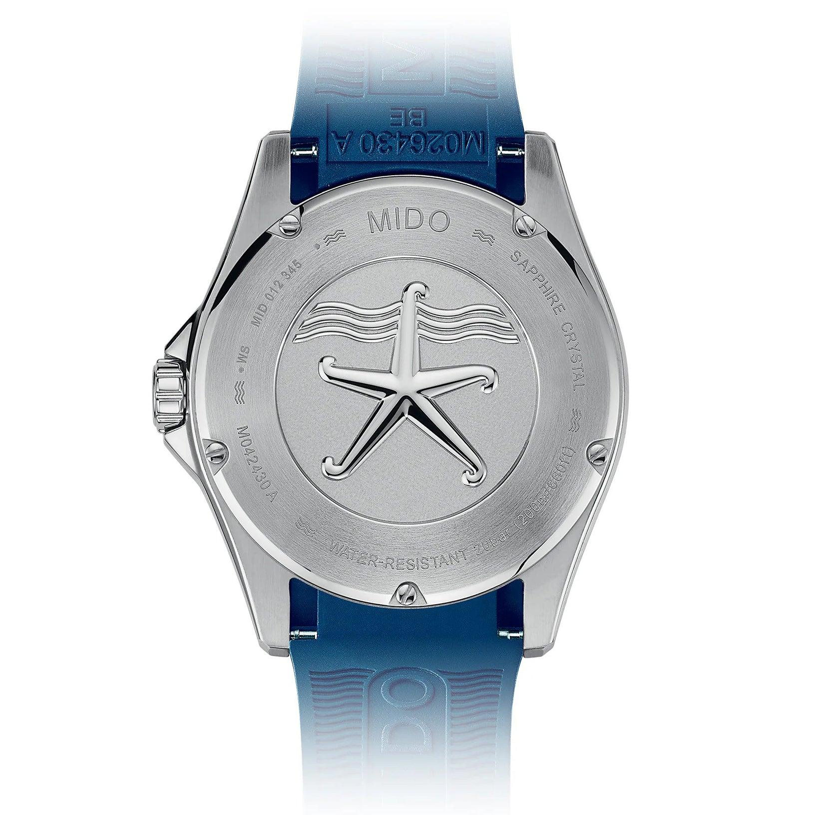 Mido orologio Ocean Star 200M 42mm blu automatico acciaio M042.430.17.041.00