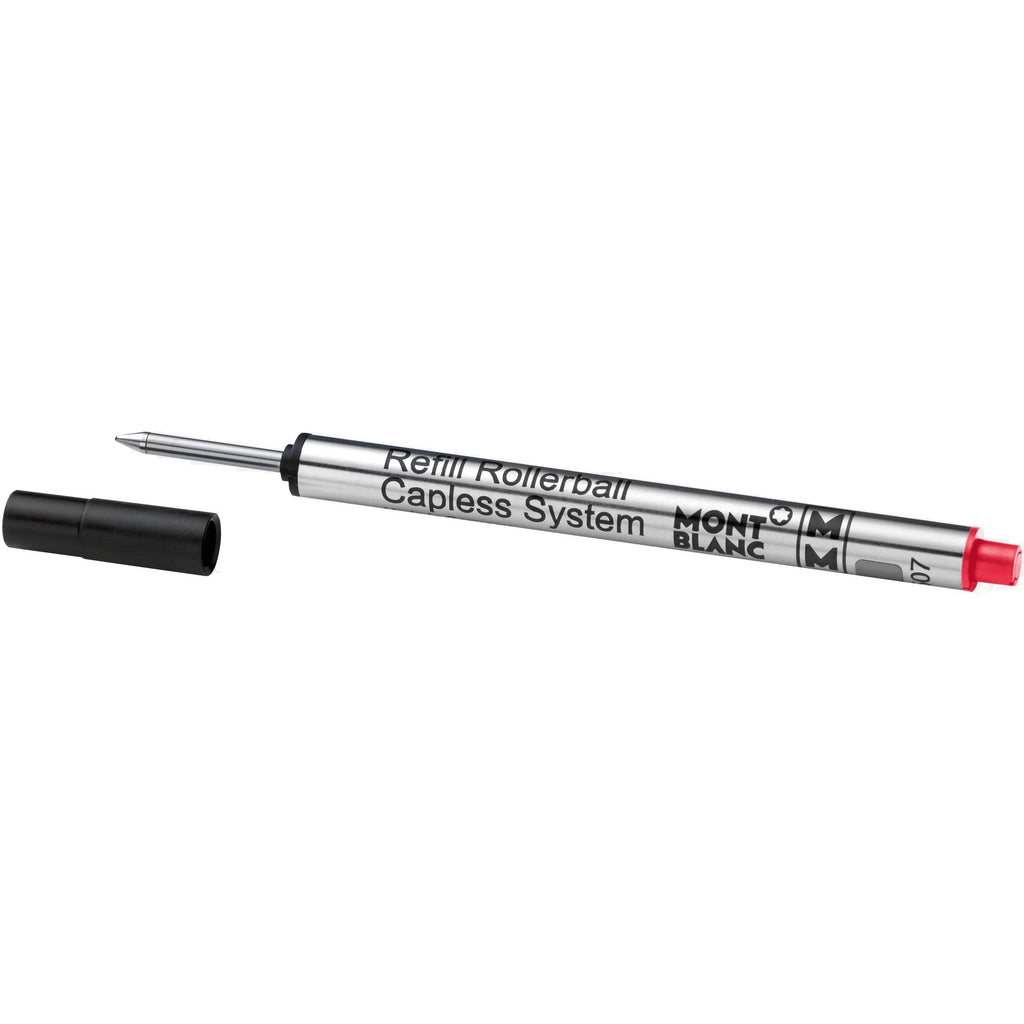 Montblanc 1 refill per roller sistema senza cappuccio medio rosso Modena punta M 124518