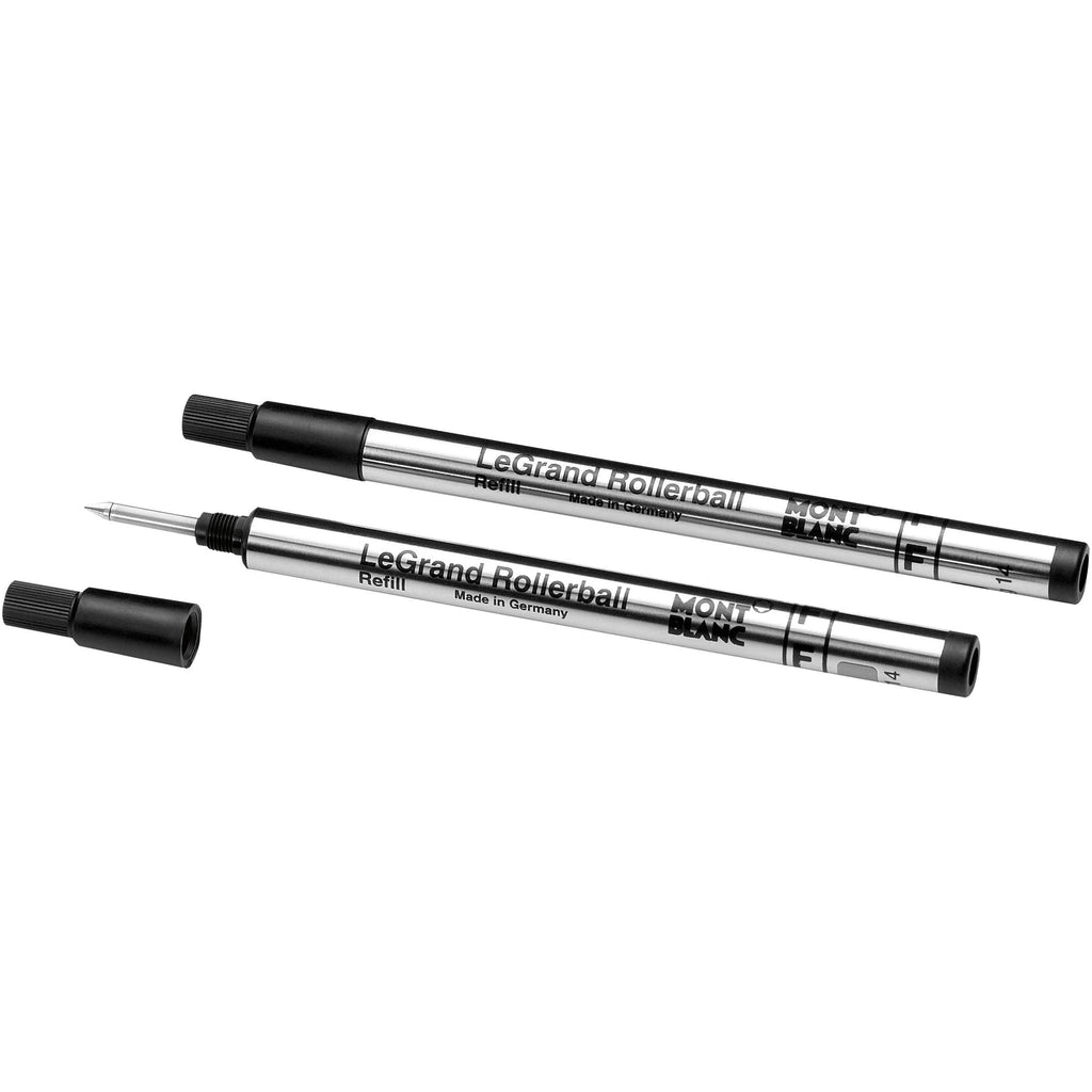 Montblanc 2 refill per roller LeGrand (F) Mystery Black nero 128224