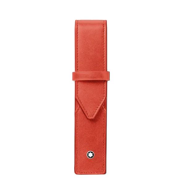 Montblanc astuccio 1 strumento da scrittura Meisterstück corallo 198335