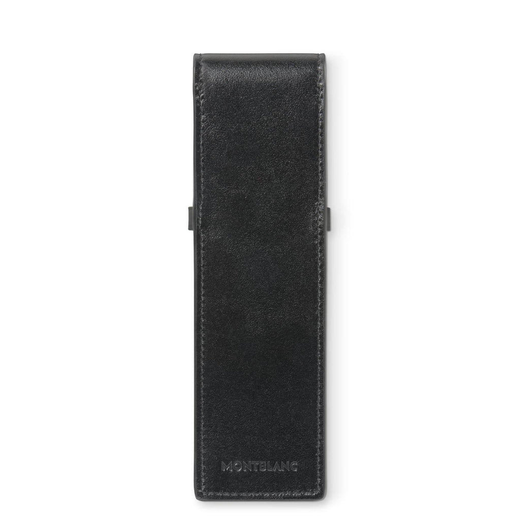 Montblanc astuccio per 2 strumenti da scrittura Meisterstück nero 198354