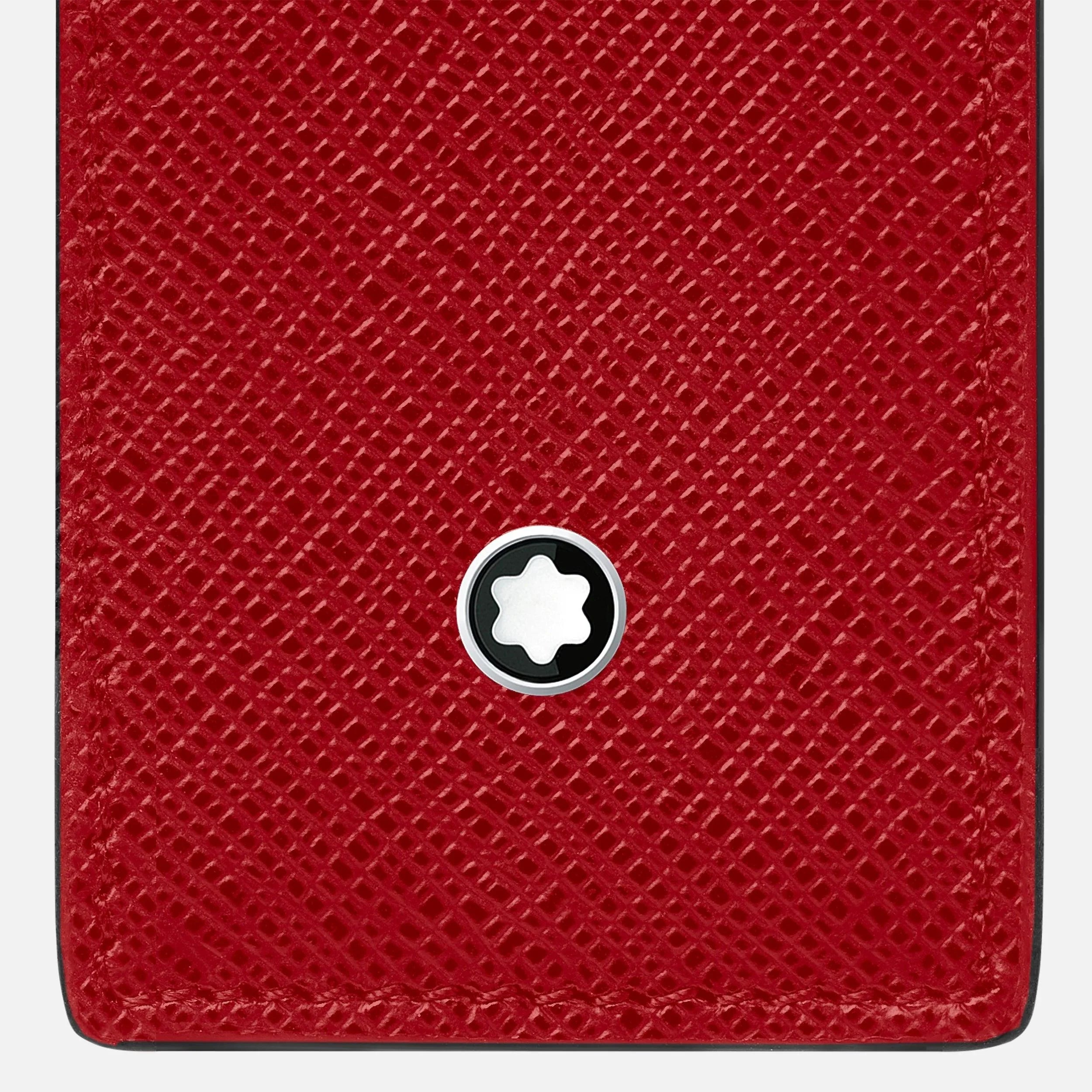 Montblanc astuccio portapenne per 2 strumenti da scrittura Montblanc Sartorial rosso 131204
