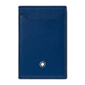 Montblanc custodia 3 scomparti Meisterstück blu 129684