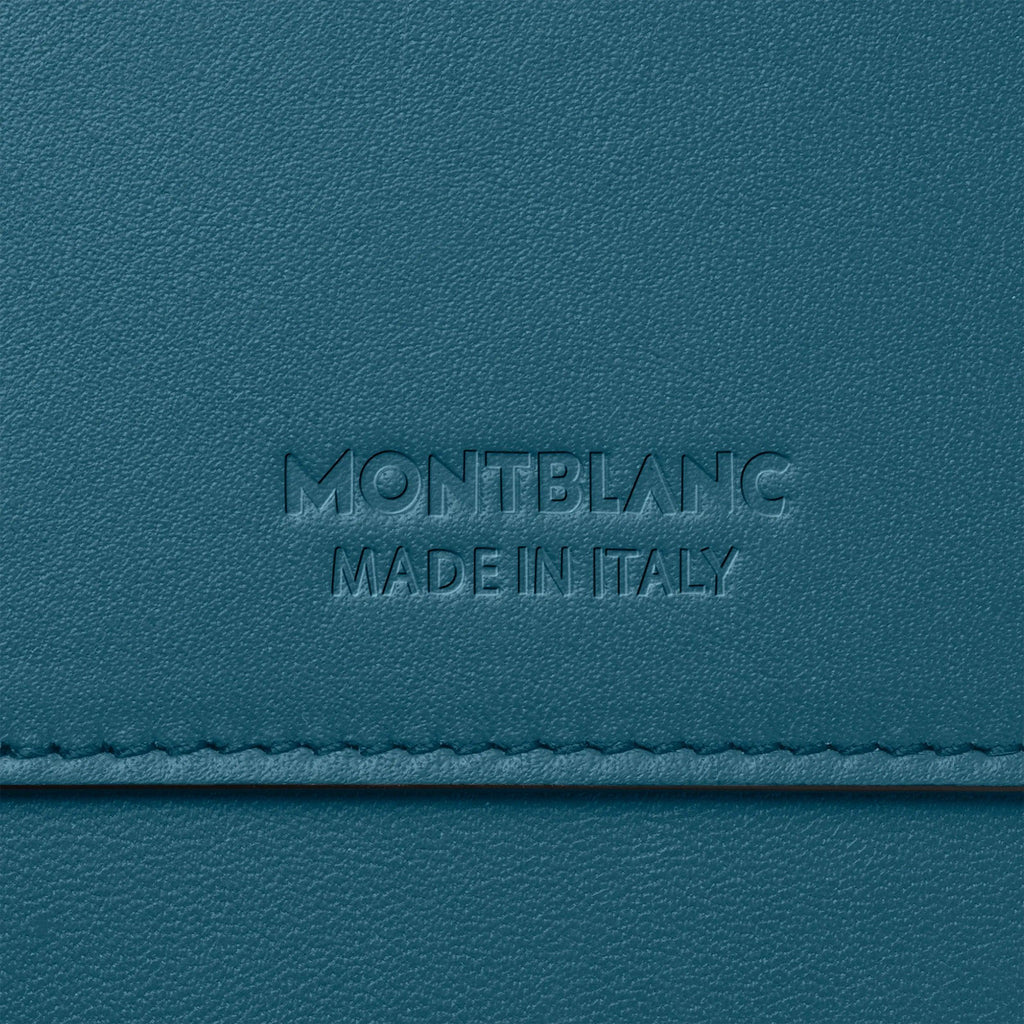 Montblanc custodia rotonda Meisterstück Selection Soft ottanio 131261