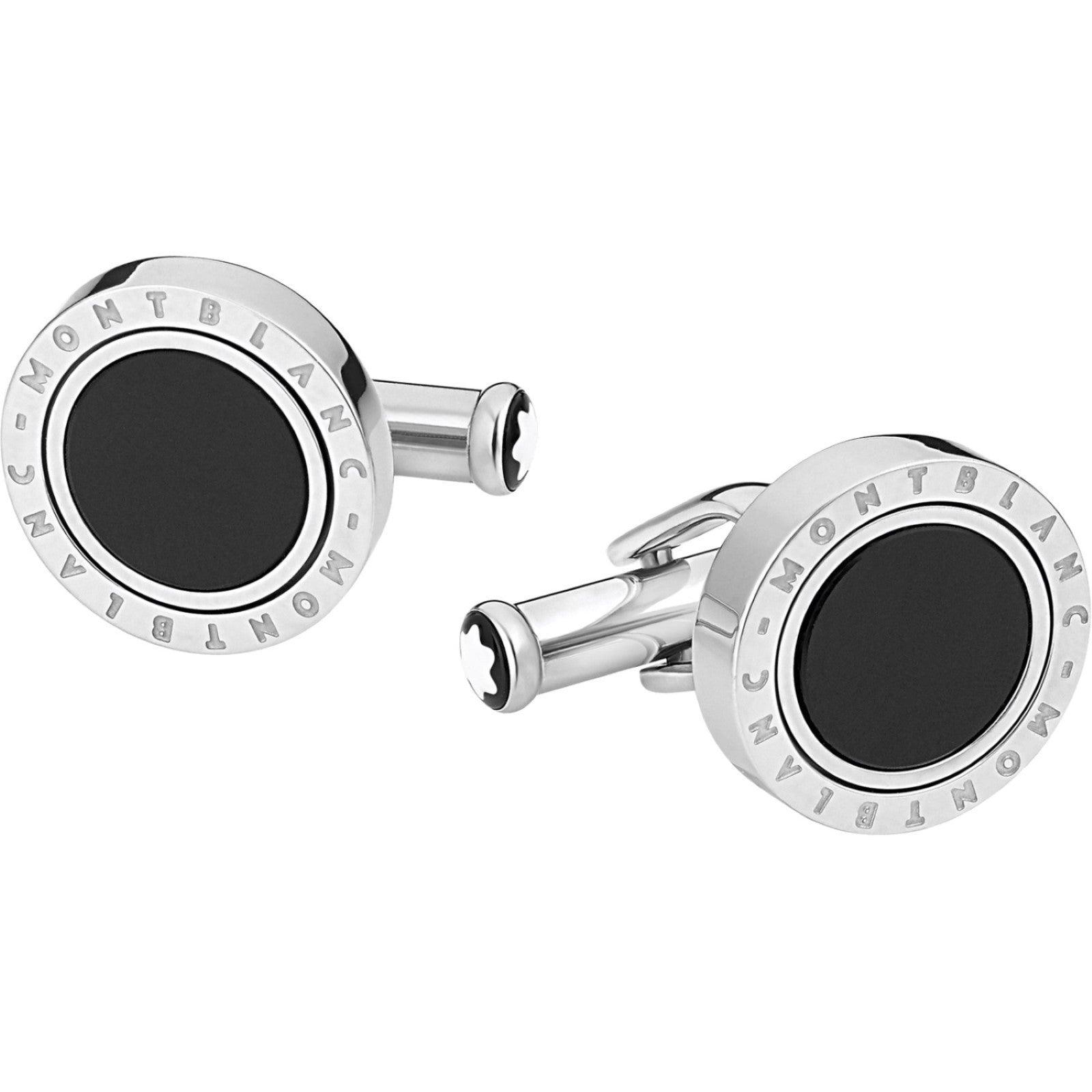 Montblanc gemelli Meisterstuck acciaio 116664
