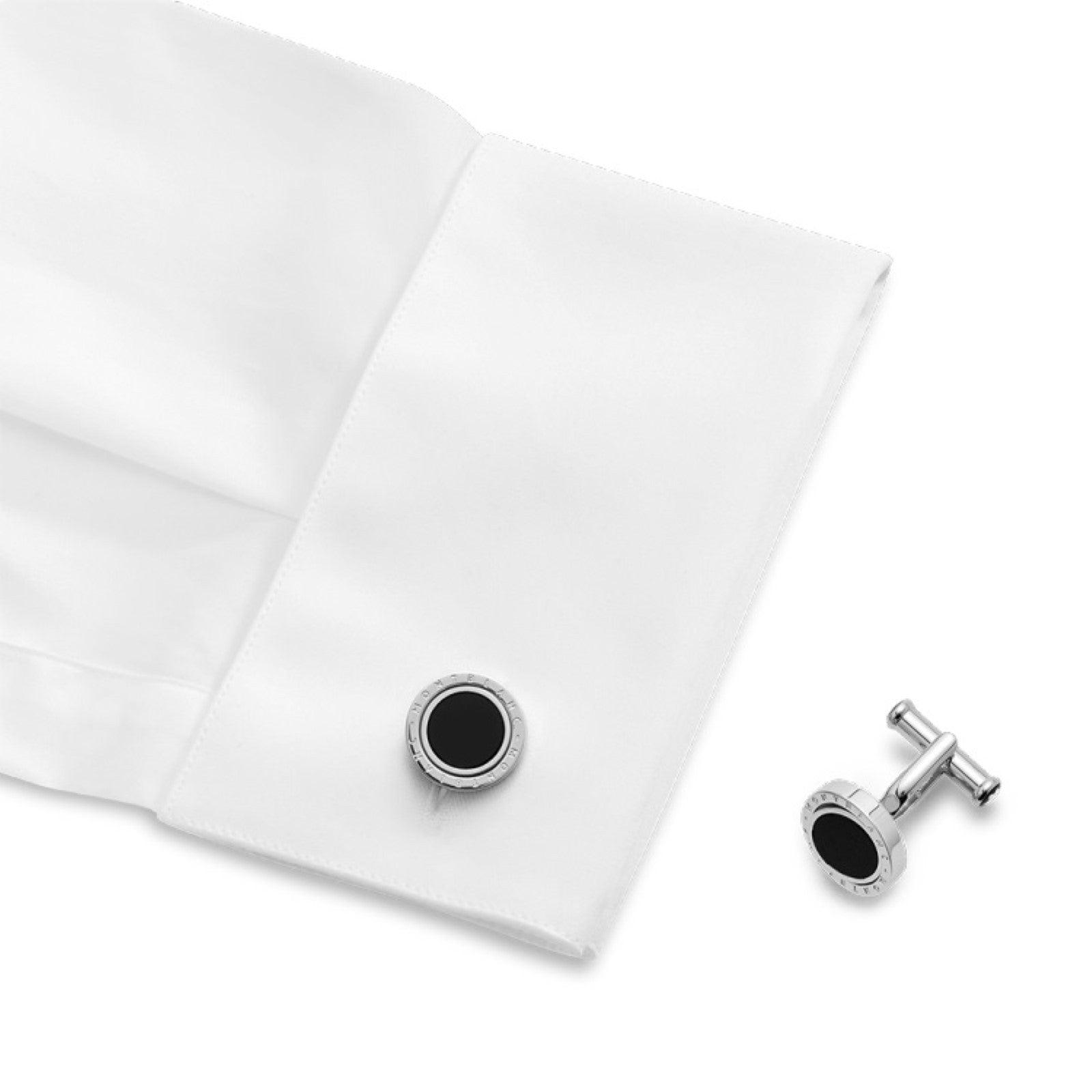 Montblanc gemelli Meisterstuck acciaio 116664