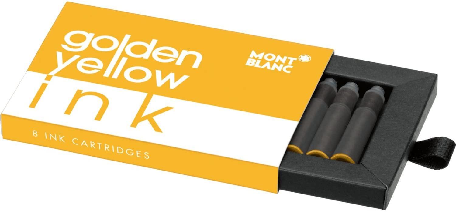 Montblanc inchiostro in cartucce 8 pezzi Golden Yellow giallo 112724