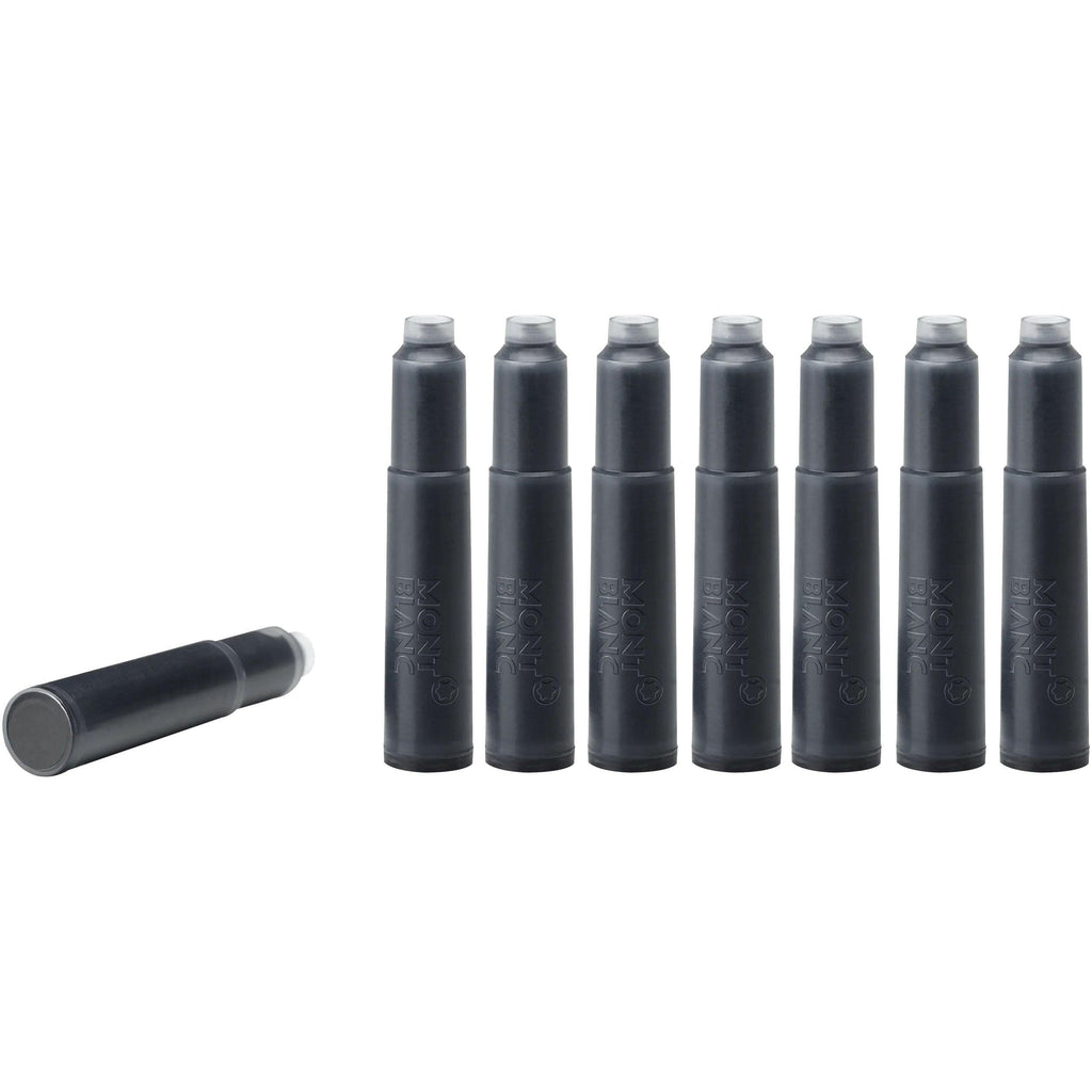 Montblanc inchiostro in cartucce Mystery Black (nero) confezione 8 pezzi 128197