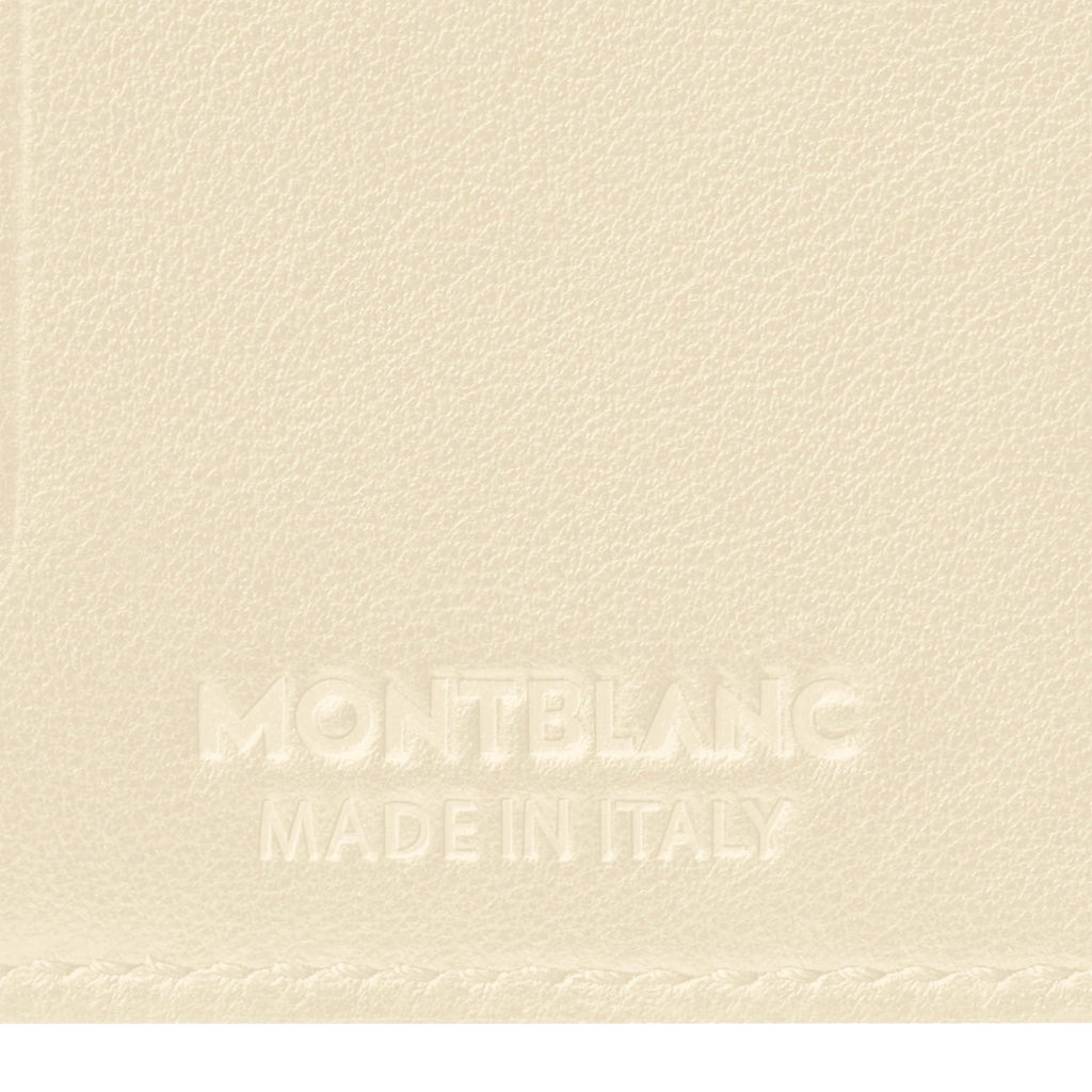 Montblanc mini portafoglio 4 Scomparti Meisterstück 4810 avorio 130941