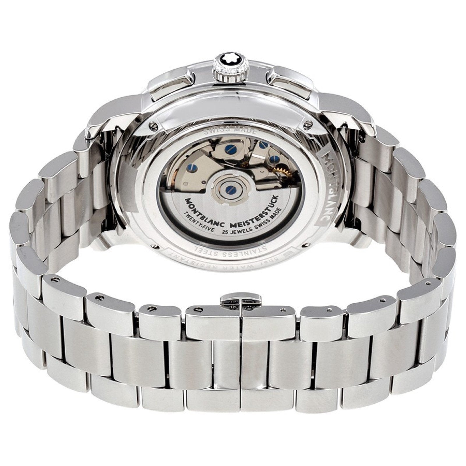 Montblanc orologio 4810 Chronograph 43mm argento automatico acciaio 114856