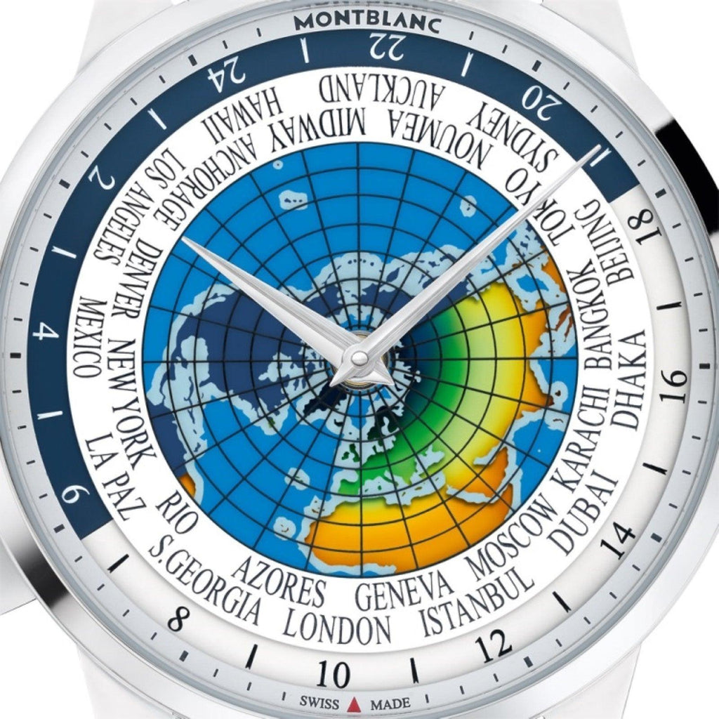 Montblanc orologio Heritage Spirit Orbis Terratum Latino Unicef limited edition automatico acciaio 116533