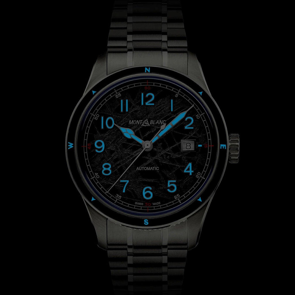 Montblanc orologio Montblanc 1858 Automatic Date 0 Oxygen The 8000  41mm grigio automatico acciaio 130984