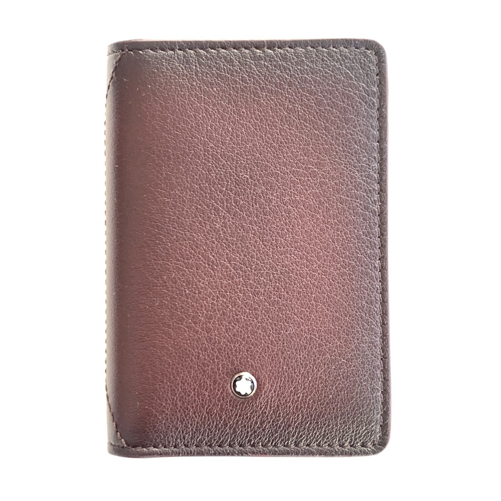 Montblanc porta biglietti da vista con soffietto a U Meisterstück Sfumato bordeaux 123727