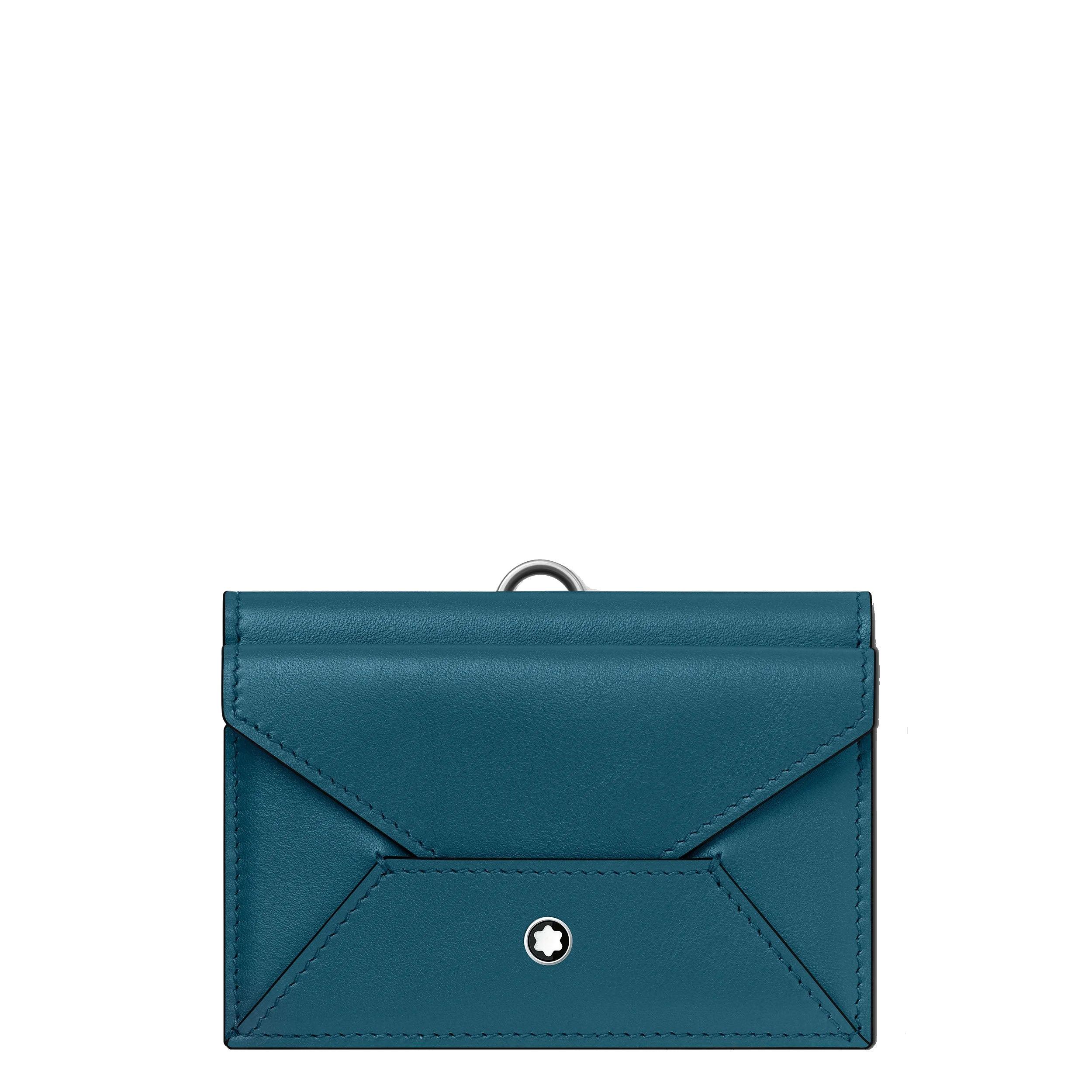 Montblanc porta carte 4 scomparti Meisterstück Selection Soft ottanio 131258