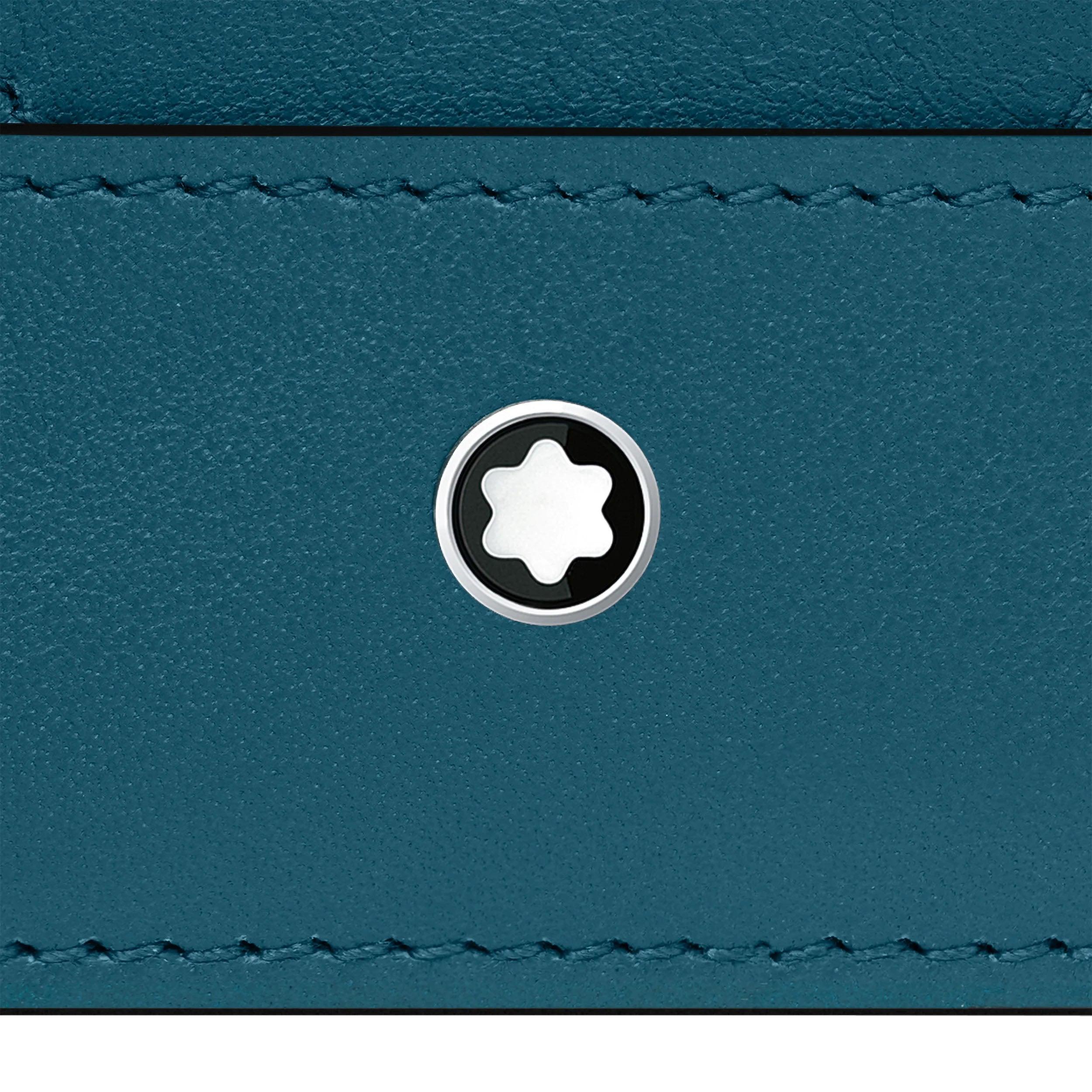 Montblanc porta carte 4 scomparti Meisterstück Selection Soft ottanio 131258