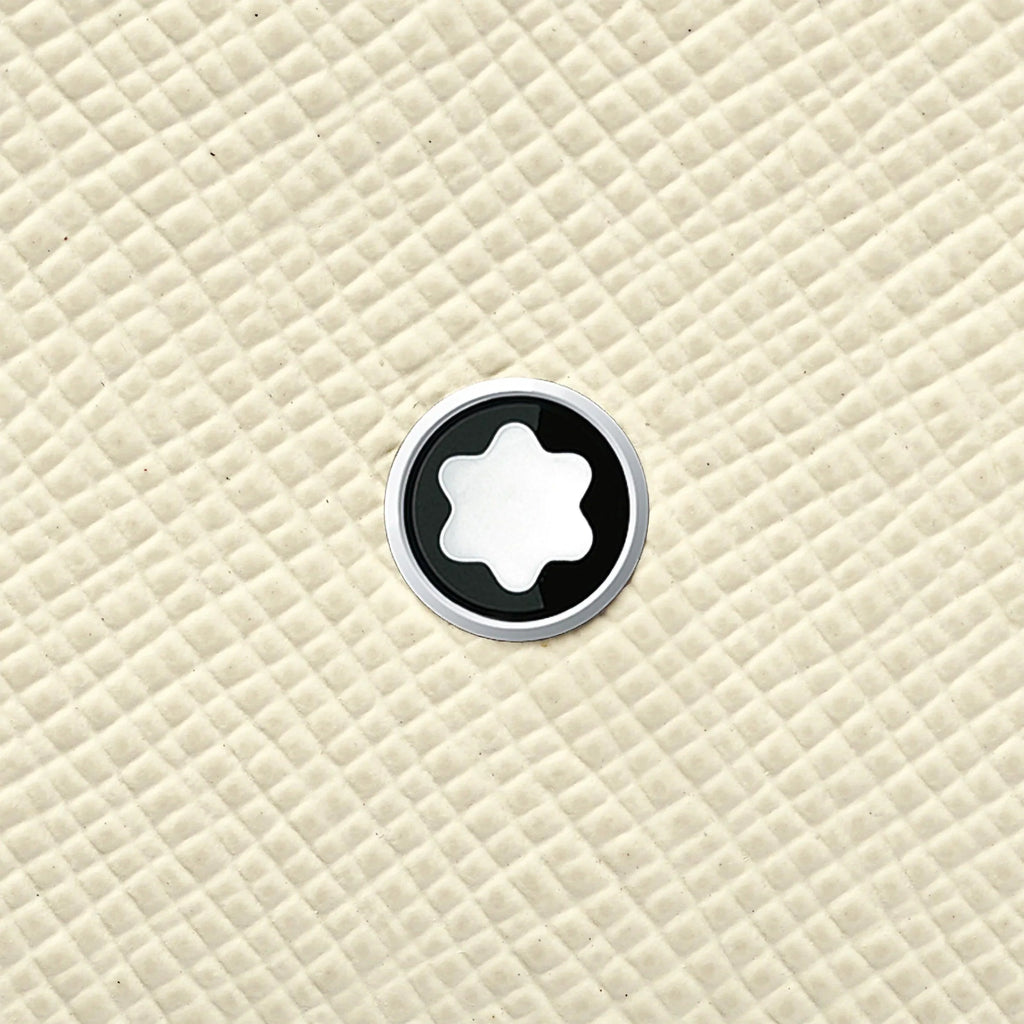 Montblanc porta carte 5 scomparti Montblanc Sartorial color avorio 130838