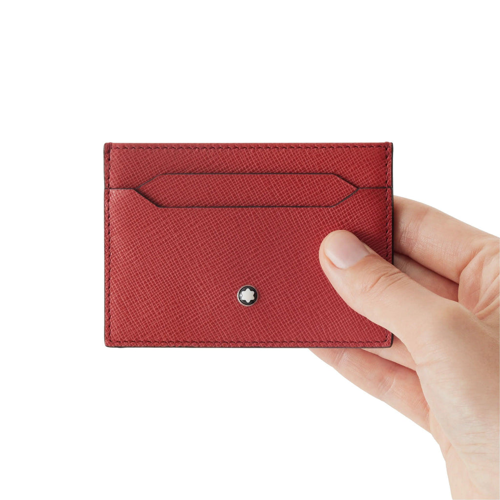 Montblanc porta carte 5 scomparti Montblanc Sartorial rosso 130831