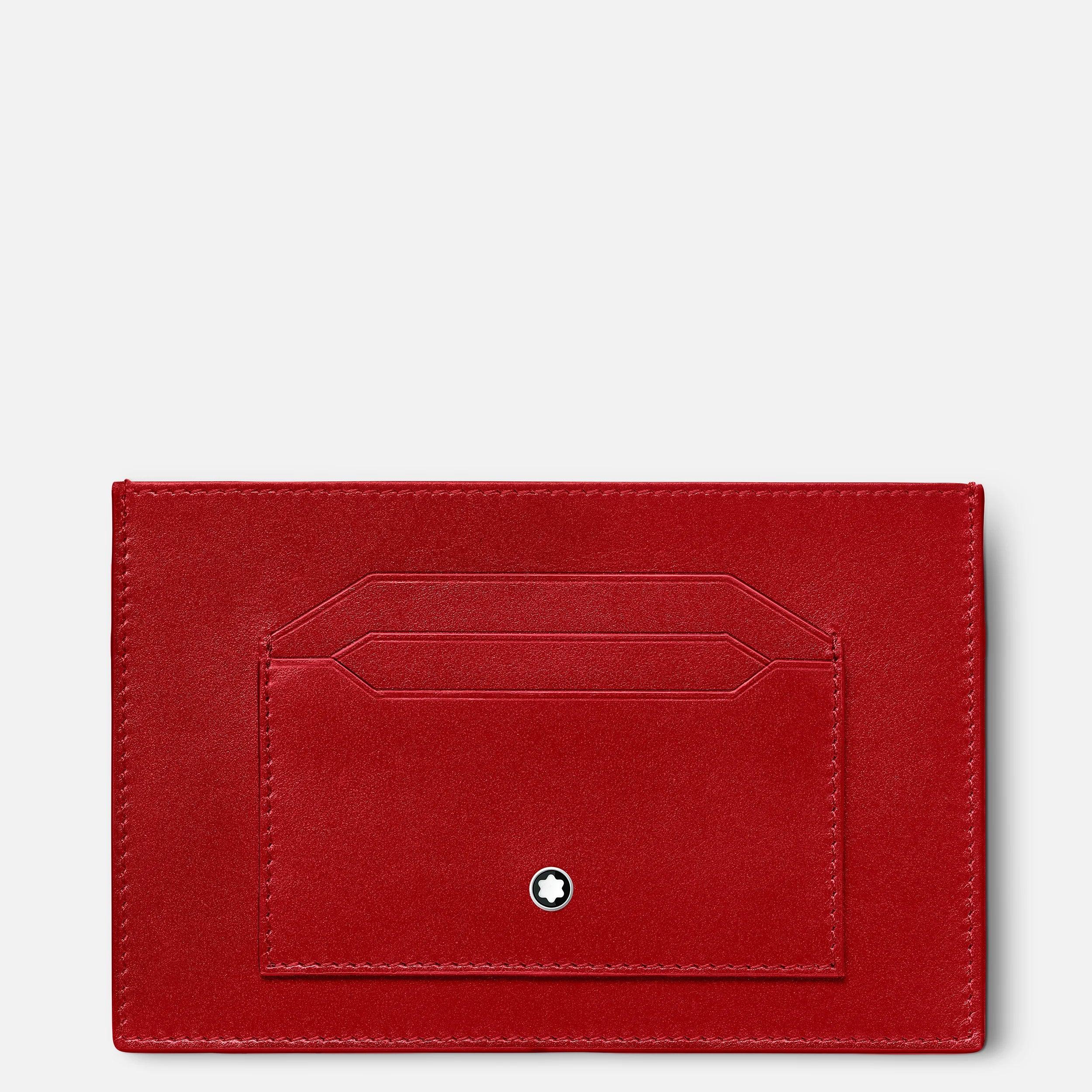 Montblanc porta carte 6 scomparti Meisterstück rosso 129909