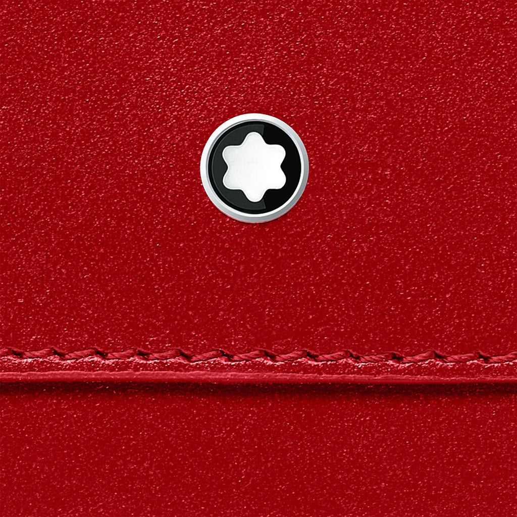 Montblanc porta carte 6 scomparti Meisterstück rosso 129909