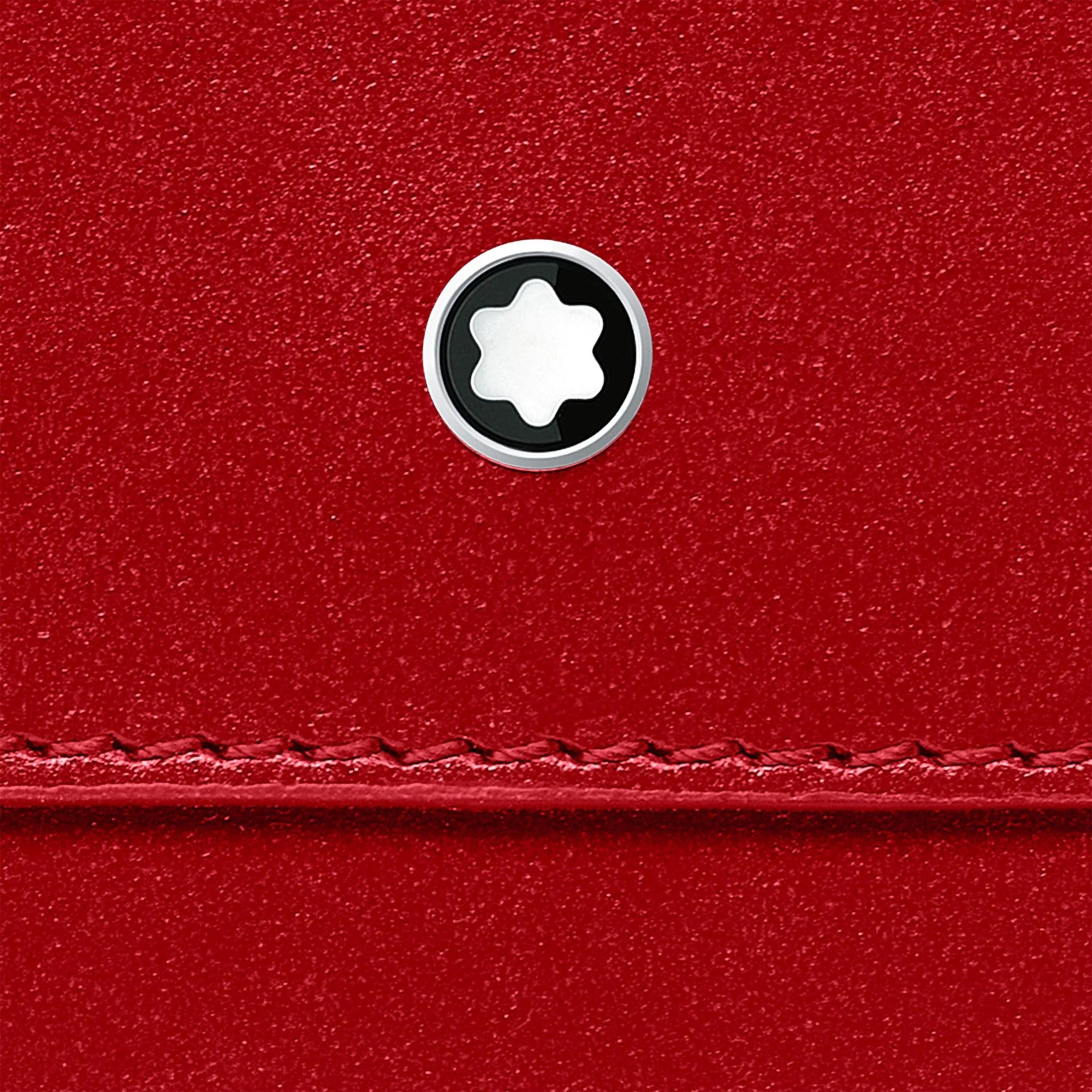 Montblanc porta carte 6 scomparti Meisterstück rosso 129909