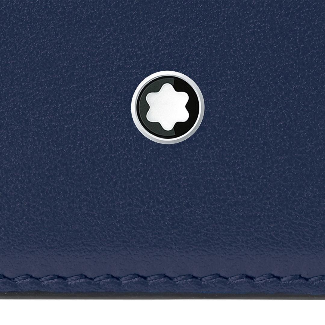 Montblanc porta carte di credito 3CC Ink Blue 131697