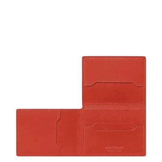 Montblanc porta carte Trio Soft 4 Scomparti corallo 198123