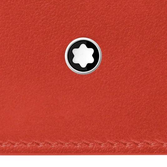 Montblanc porta carte Trio Soft 4 Scomparti corallo 198123