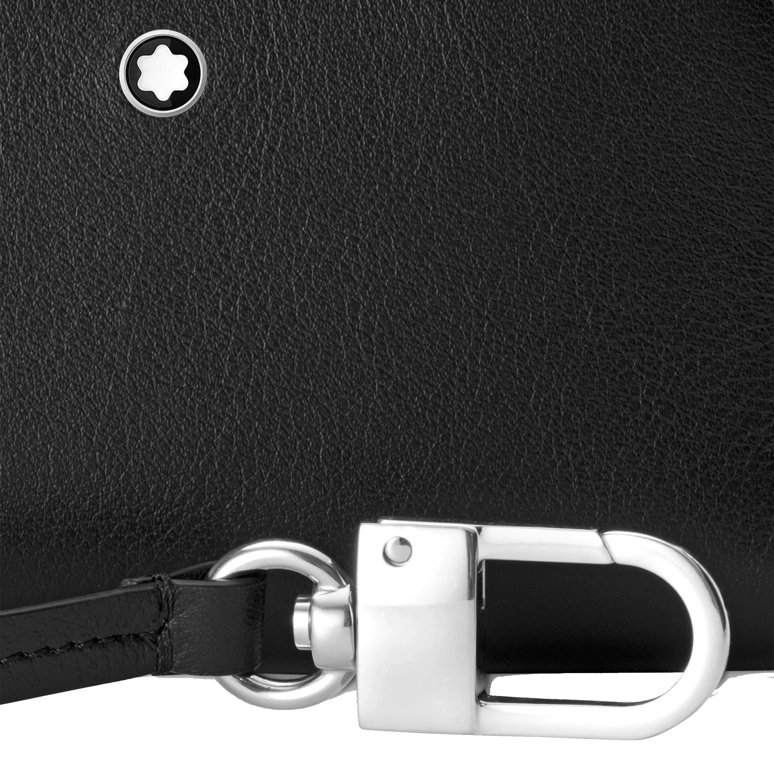 Montblanc portachiavi 2 aperture Meisterstück Selection Soft nero 129700