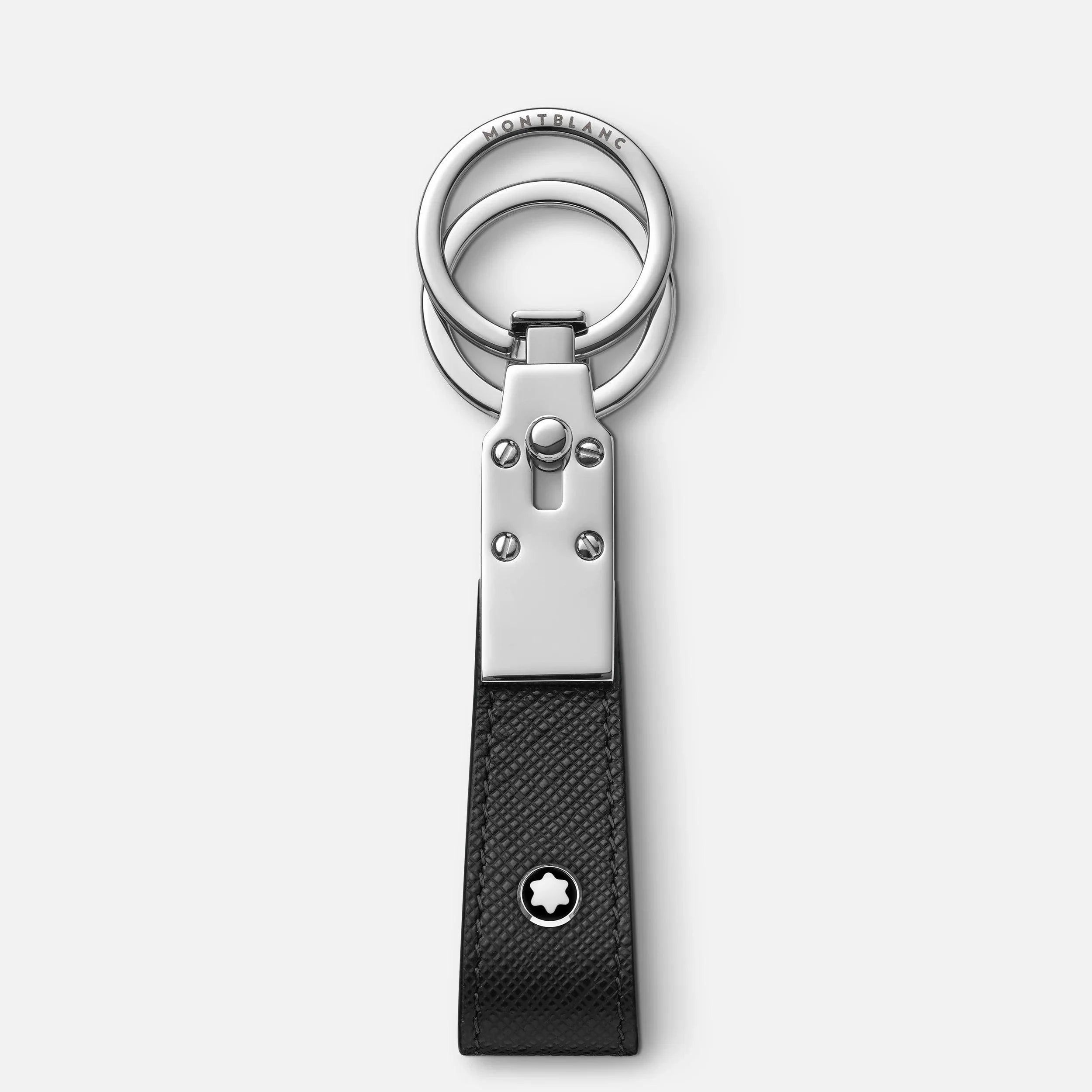 Montblanc portachiavi con passante Montblanc Sartorial nero 130747