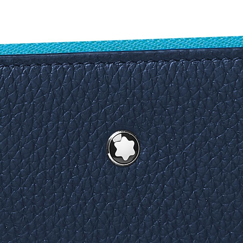 Montblanc portadocumenti Meisterstück Soft Grain My Office blu cobalto 124116