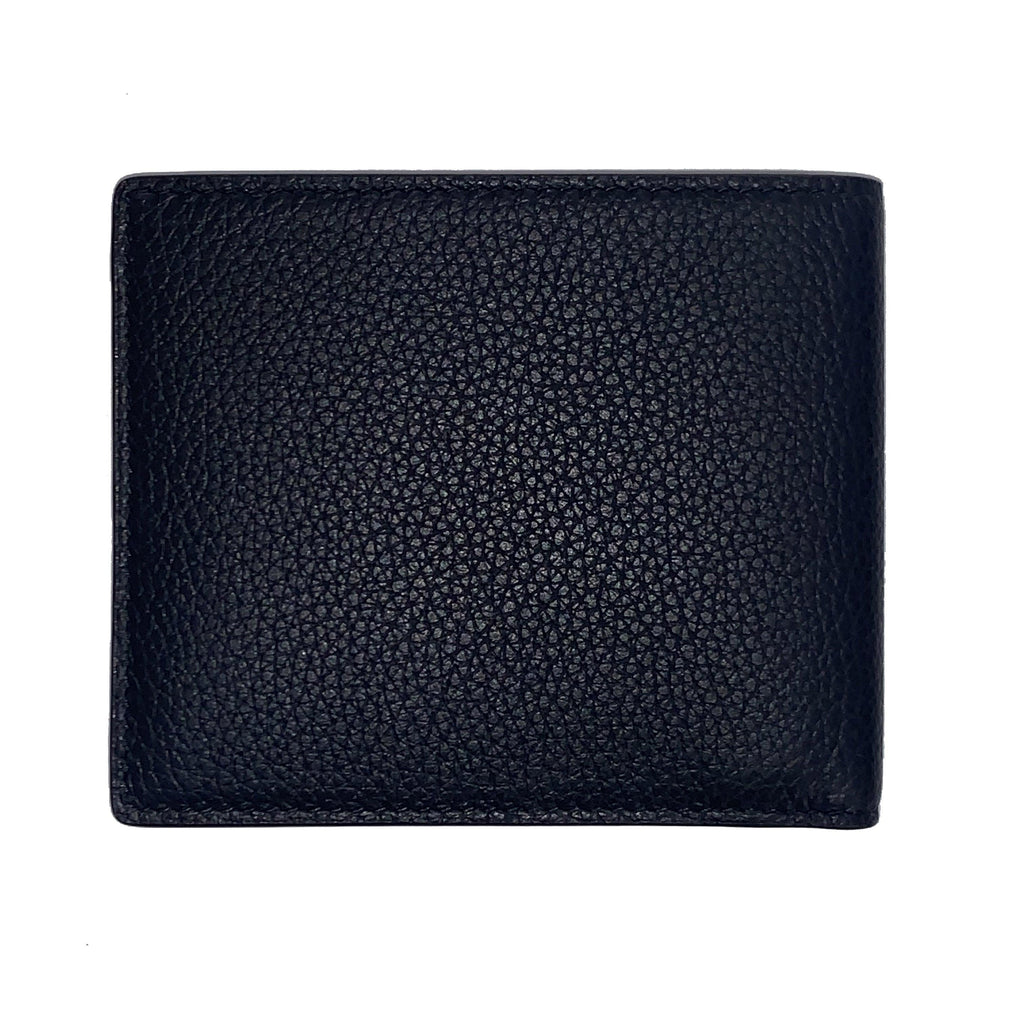 Montblanc portafoglio 6 scomparti Meisterstück Soft Grain nero/giallo 127325
