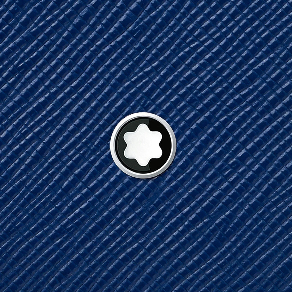Montblanc portafoglio 6 scomparti Montblanc Sartorial blu 130812