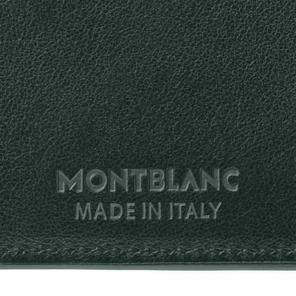 Montblanc portafoglio 8 scomparti Meisterstück 4810 verde 130936
