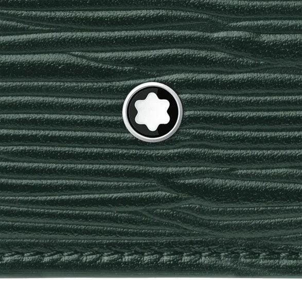 Montblanc portafoglio 8 scomparti Meisterstück 4810 verde 130936