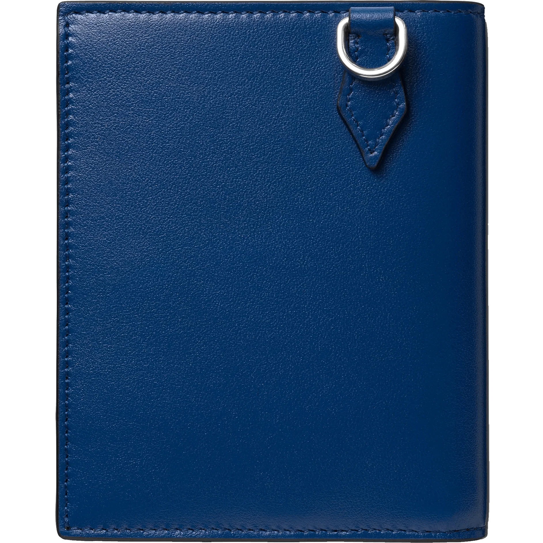 Montblanc portafoglio compatto 6 scomparti Meisterstück nero/blu 129678