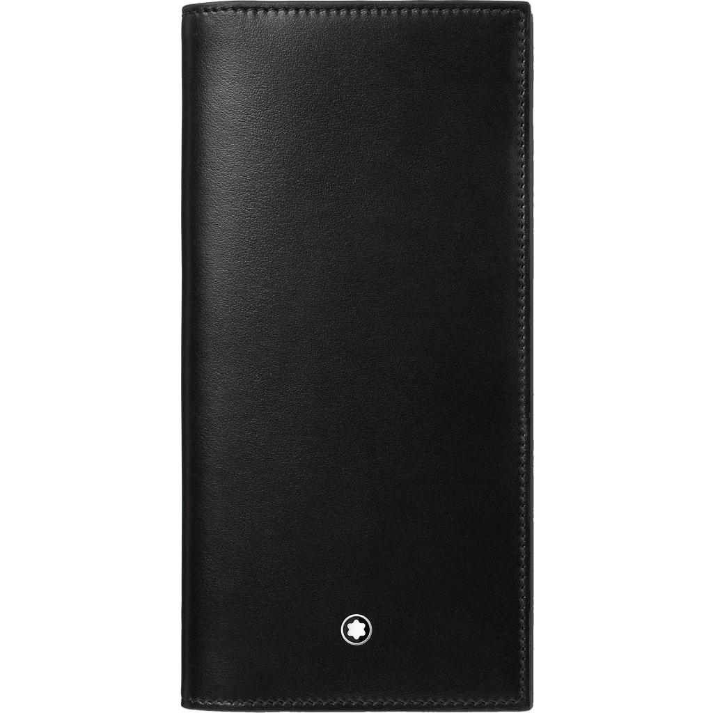 Montblanc portafoglio lungo 15 scomparti Meisterstück nero 129680