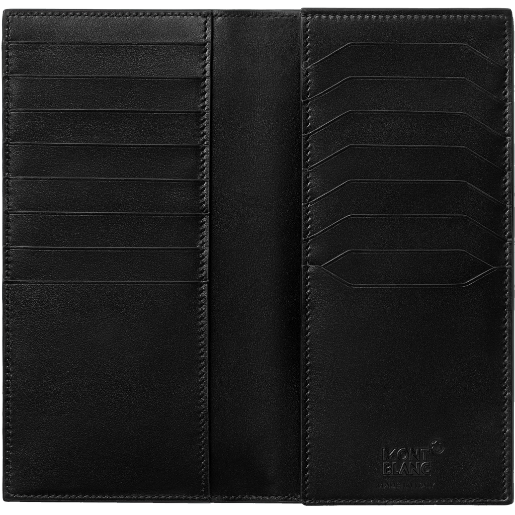 Montblanc portafoglio lungo 15 scomparti Meisterstück nero 129680
