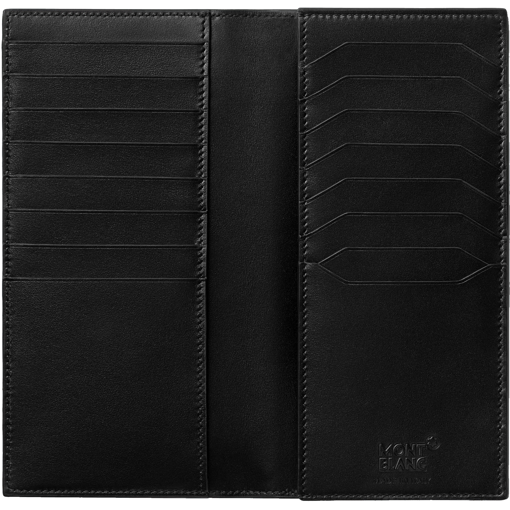 Montblanc portafoglio lungo 15 scomparti Meisterstück nero 129680