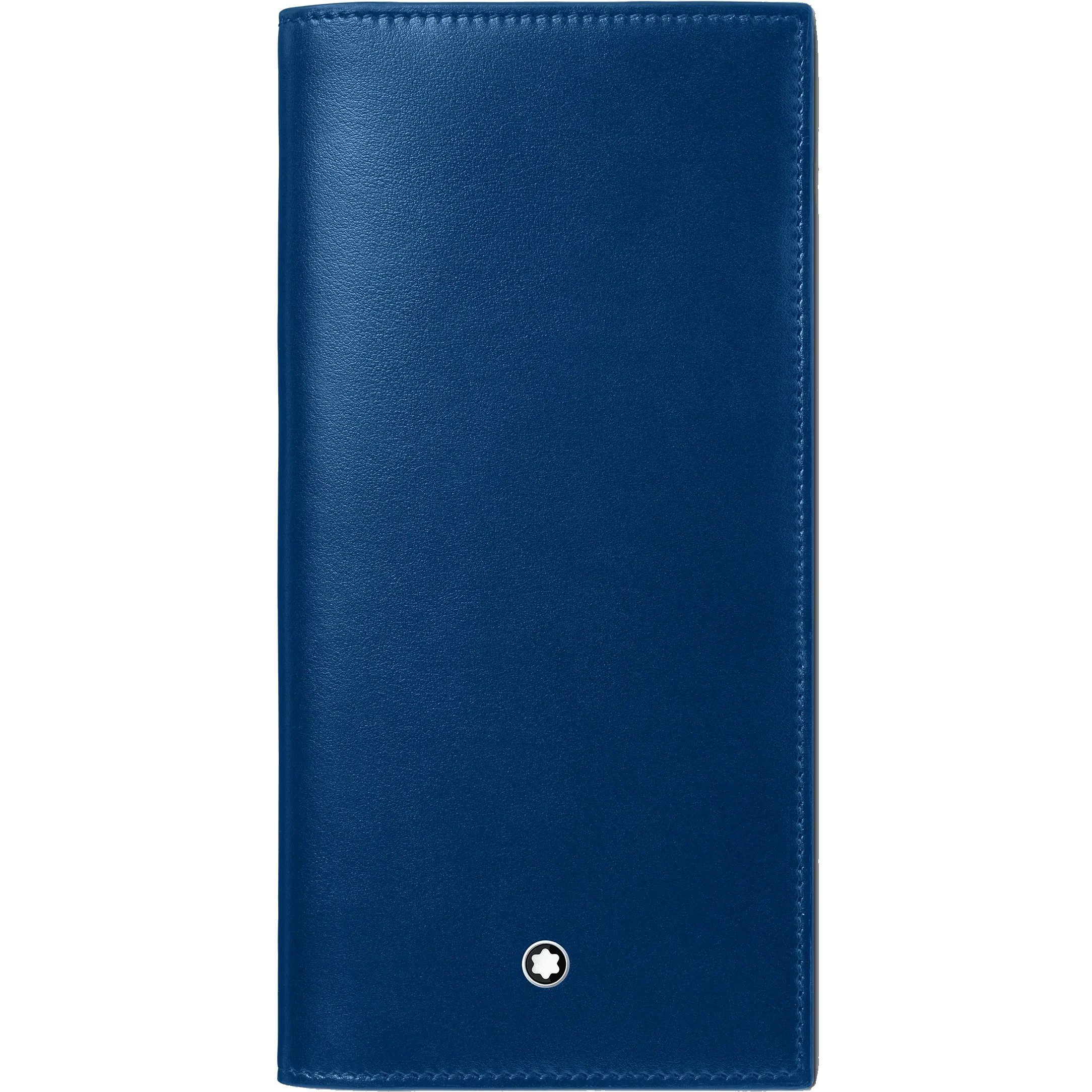 Montblanc portafoglio lungo 15 scomparti Meisterstück nero/blu 129681